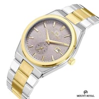 ساعه مونت رويال ساند ستورم بالمينا الرمادي