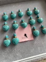 قلاده الفيروز بشكل قلب