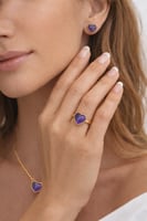 طقم قلب من حجر الامثيست