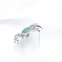 بروش فضه حجر الزمرد