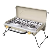 موقد رحلات غاز مزدوج قابل للطي بقوة 7000 واط