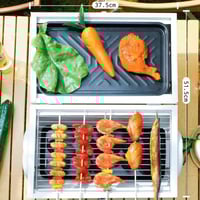 شواية فحم محمولة – مثالية للرحلات والكشتات