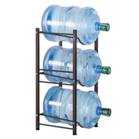 رف تخزين زجاجات المياه من 3 طبقات