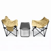 طقم جلسة كشتة خفيف قابل للطي