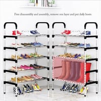 منظم أحذية متعدد الاستخدامات 6 طبقات