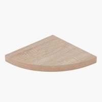 رف زاوية جداري خشبي من البلوط- تصميم أنيق للمساحات...