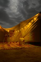 إنارة كشتات 360 بشكل كرات دافئة