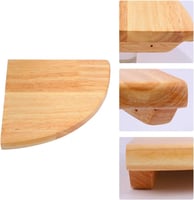 رف زاوية جداري خشبي من البلوط- تصميم أنيق للمساحات...