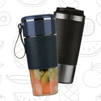 خلاط محمول + مق حافظة مشروبات