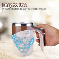 كوب مغناطيسي ذاتي التحريك بشحن USB