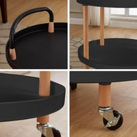 عربة ضيافة دائرية فاخرة بثلاثة أدوار