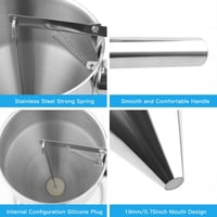 قمع موزع للخليط من الستانلس ستيل