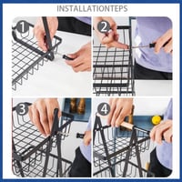 سلة 3 طبقات متعددة الاستخدامات