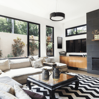 طقم ترمس رمادي داكن قاعدة ذهبي للشاي والقهوة من بي...