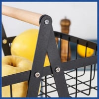 سلة تخزين طبقتين متعددة الاستخدامات