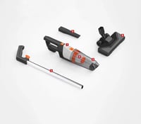 مكنسة كهربائية بحاوية مدمجة