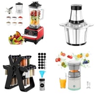 بكج المطبخ المتكامل (4 في 1) – خلاط، عصارة، فرامة،...
