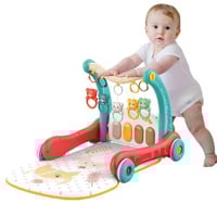 مشاية أطفال تعليمية متعددة الوظائف مع بيانو وألعاب...