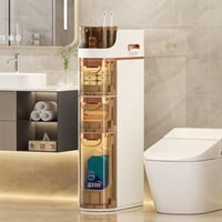 منظم الحمام العصري لتخزين أدوات التنظيف والعناية