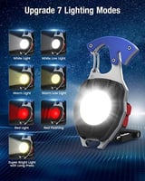 مصباح ومشرط وولاعة ومفك ومغناطيس