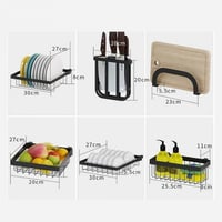 رف تجفيف الأطباق قوي وثابت