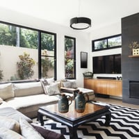 طقم ترمس رمادي غامق قاعدة خشبي للشاي والقهوة من بي...