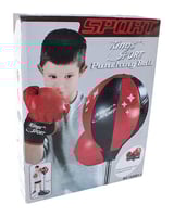 ‎كرة لكم مع قفازات ملاكمة