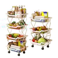 سلال تخزين معدنية قابلة للطي