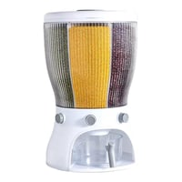 حاوية تخزين الأرز الدوارة الشفافة