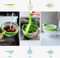 مصفاة الخضروات الدوارة