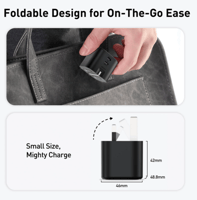 راس شاحن بمنفذين تايب سي بقوة 45 واط من جودا JODA...