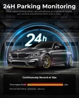 بوكس السيارة داش كام مرايا بكاميرا امامية وخلفية ب...