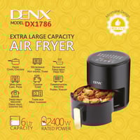 قلاية هوائية مزودة بشاشة تحكم رقمية بسعة 4 لتر | 2...