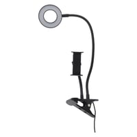 حلقة اضاءه 3 درجات مختلفة مع حامل جوال للتصوير