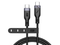 كيبل شحن فايبر تايب سي الى تايب سي 2 متر بقوة 60 و...