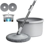 كاوية بخار يدوية بقوة 1400 واط + ممسحة الارضيات ال...