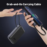 بطارية باوربانك بمنفذين PD تايب سي بقوة 20 واط سعة...