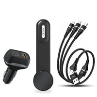 ستاند جوال مغناطيسي يدعم شحن ماج سيف + شاحن سيارة...