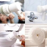 فرشاة تنظيف الكترونية 5 في 1 جهاز تنظيف كهربائي يع...