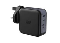 راس شاحن جداري بـ3 منافذ تايب سي بقوة 100 واط JODA...