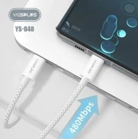 كيبل شحن تايب سي Type-C بقوة 66 واط من YESPLUS YS-...