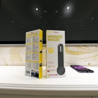 ستاند جوال مغناطيسي يدعم شحن ماج سيف + شاحن سيارة...