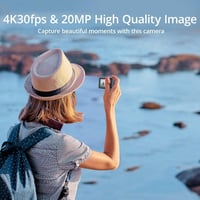 كاميرا AKASO BRAVE 7 بدقة تصوير 4K 30FPS 20MP واي...