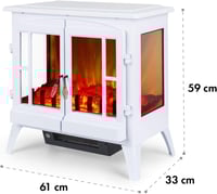 دفاية ديكور على شكل دولاب بقوة 1950 واط من جي في س...