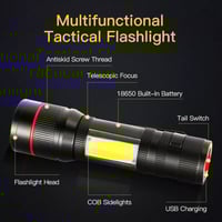 كشاف LED شحن USB بإضاءة جانبية C83 مقاس 11
