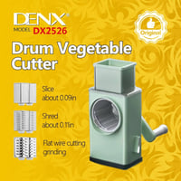 قطاعة ومبشرة يدوية دوارة مع 3 شفرات مدورة من الستا...