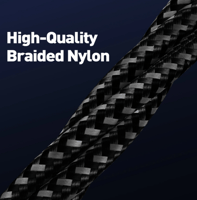 كيبل شحن فايبر 60 تايب سي الى لايتننج 2 متر بقوة 6...