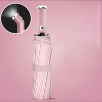 مظلة مطر شخصية ذكية مزودة بكشاف اضاءة