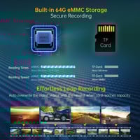 كاميرا سيارة داش كام 4K MINI5 4G امامية تدعم شريحة...