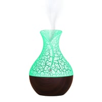 جهاز معطر وفواحة ذكية بشكل مزهرية بإضاءات متعددة ا...